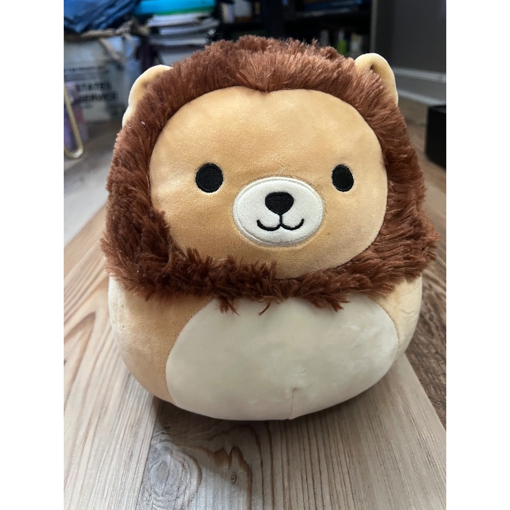 Squishmallows Francis the Lion 8 Inch Brown Mane Plush Kellytoy NWT Squishy